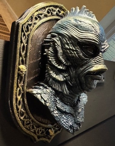 Lagoon Sentinel – Ornate Creature Wall Plaque