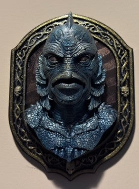 Lagoon Sentinel – Ornate Creature Wall Plaque