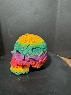 Rainbow Sugar Skull – alternate angle
