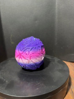Purple Pink Sugar Skull – front view